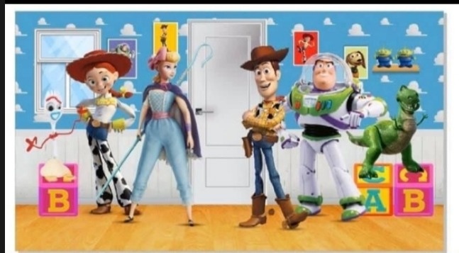 Painel Toy Story 5M - Fabricando Festa Por RFProvençais