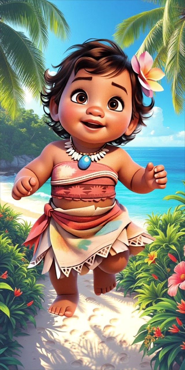 Moana Baby Vertical  - Fabricando Festa Por RFProvençais