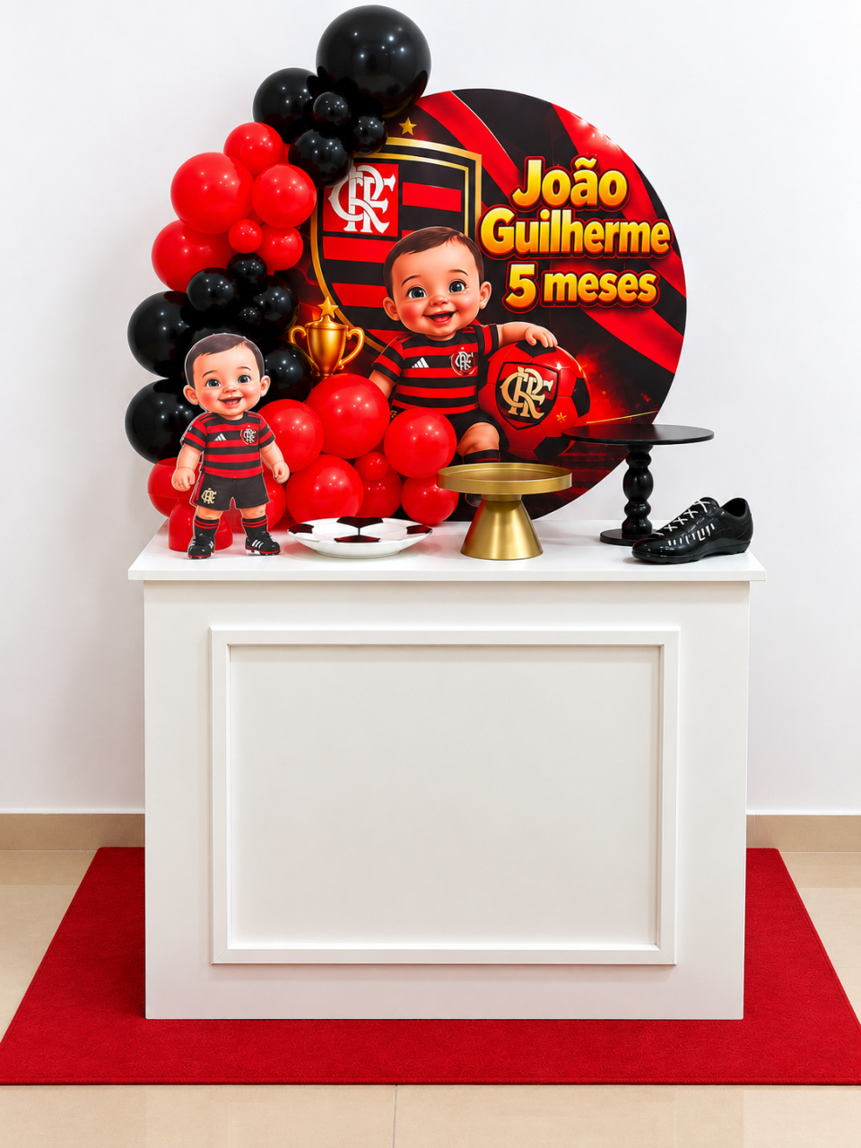 Kit Mesa Flamengo Personalizado - Fabricando Festa Por RFProvençais