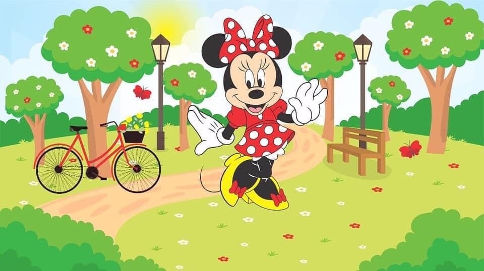 Minnie Vermelha 5M Jardim - Fabricando Festa Por RFProvençais