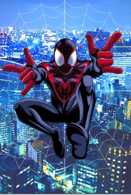 Homem Aranha Vertical Morales - Fabricando Festa Por RFProvençais