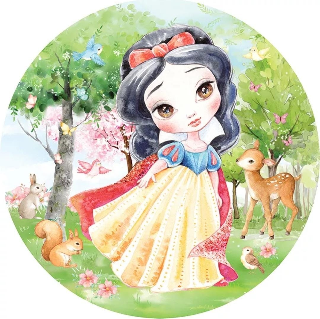 Branca de Neve Cute - Fabricando Festa Por RFProvençais