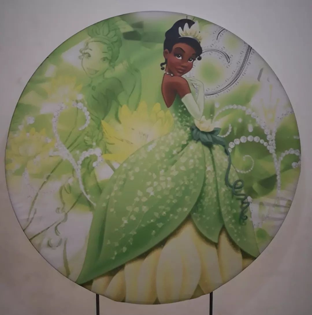 Tiana Redondo ( Princesa E O Sapo) - Fabricando Festa Por RFProvençais
