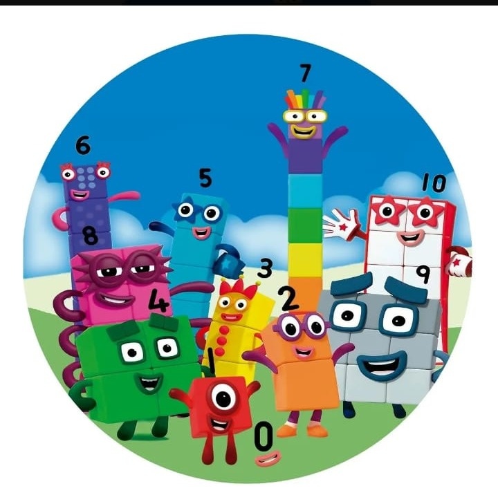 Numberblock - Fabricando Festa Por RFProvençais
