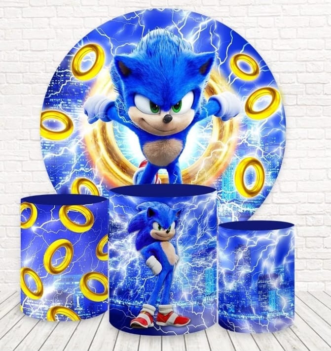 Sonic Raio Kit - Fabricando Festa Por RFProvençais