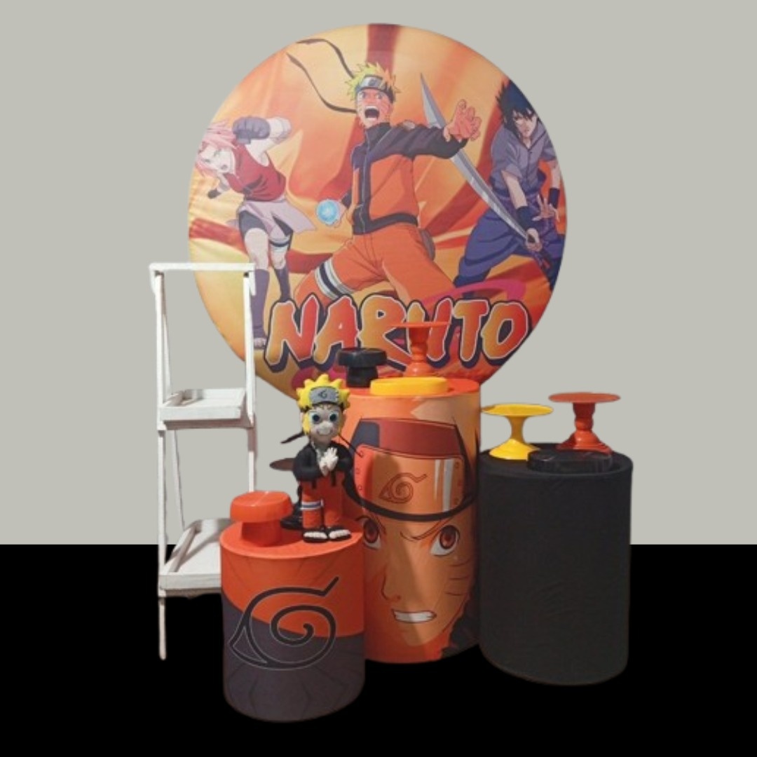 Pegue E Monte Naruto Kit 1 - Fabricando Festa Por RFProvençais
