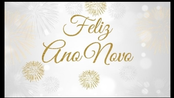 Ano Novo Fundo Branco - Fabricando Festa Por RFProvençais