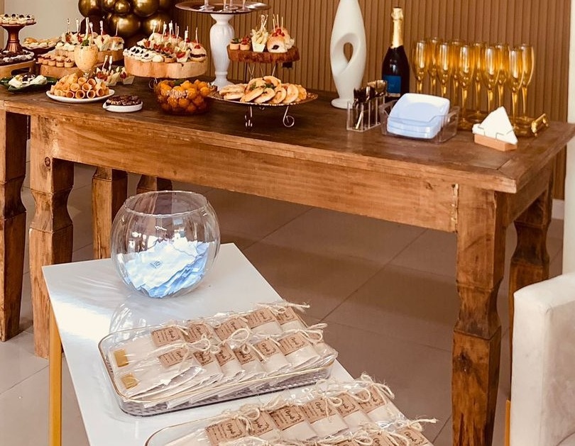 Mesa Rustica 1,50M - Fabricando Festa Por RFProvençais