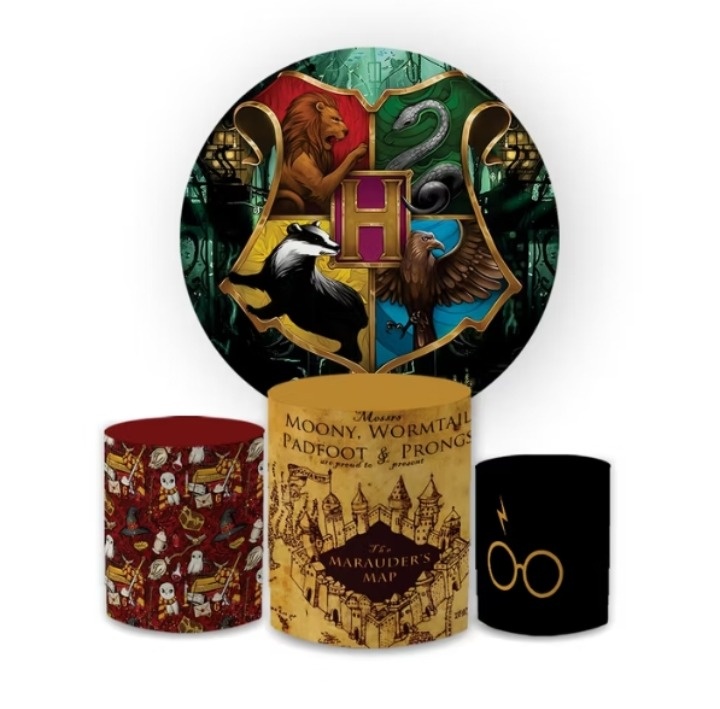Painel Harry Potter  - Fabricando Festa Por RFProvençais