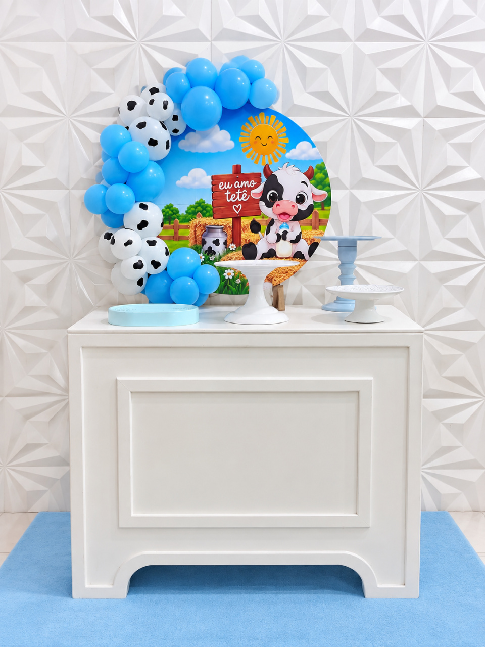 Kit Mesa Eu Amo Tetê - Fabricando Festa Por RFProvençais