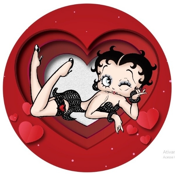Betty Boop - Fabricando Festa Por RFProvençais
