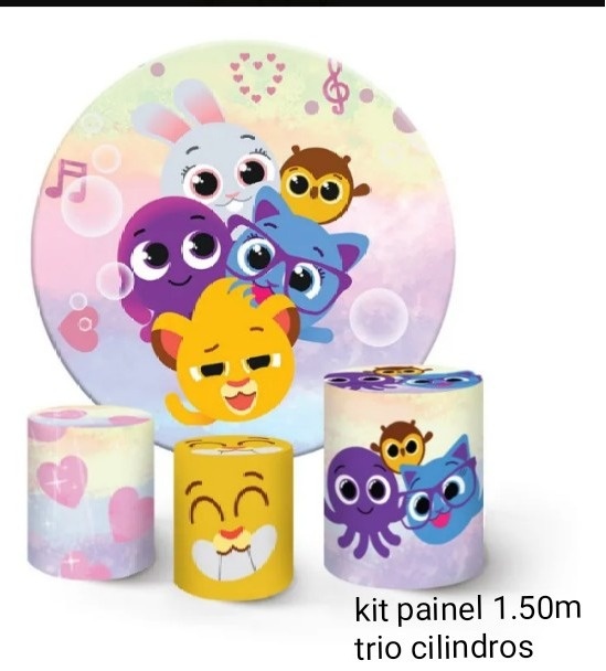 Bolo Fofos Kit - Fabricando Festa Por RFProvençais