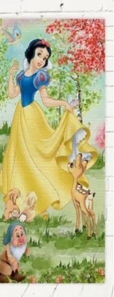 Branca de Neve Vertical Aquarelda - Fabricando Festa Por RFProvençais