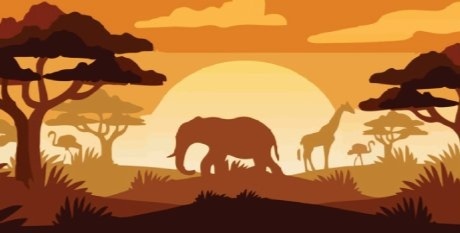 Painel Savana - Fabricando Festa Por RFProvençais