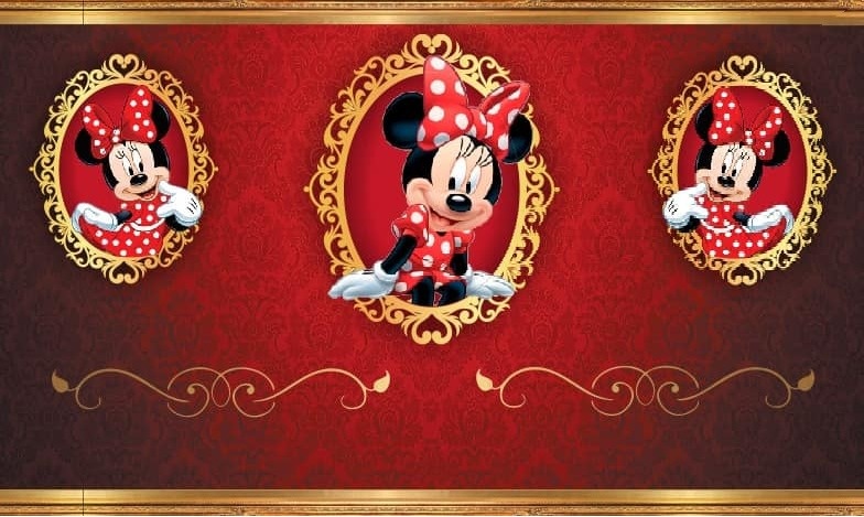 Minnie Vermelha 5M - Fabricando Festa Por RFProvençais