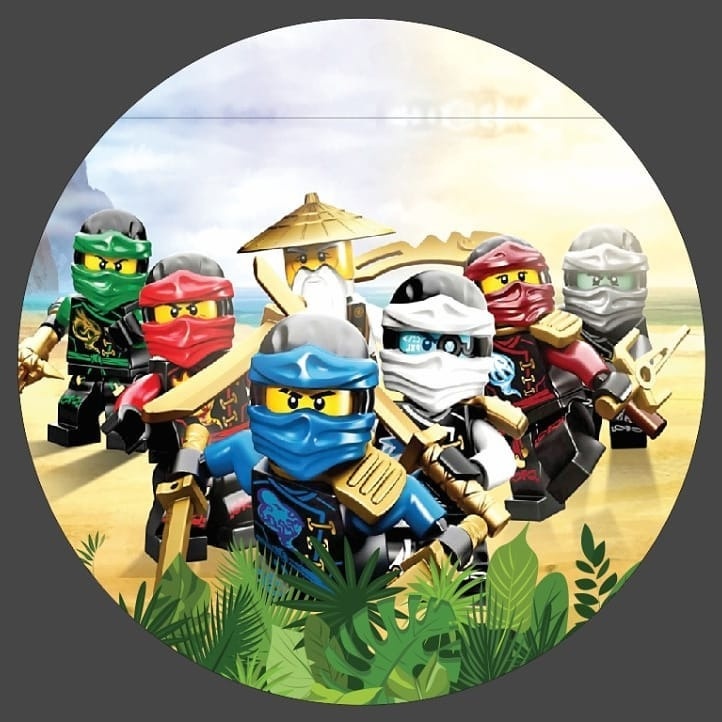 Ninjago 1,50M - Fabricando Festa Por RFProvençais