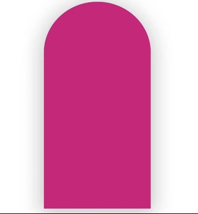 Painel Romano Rosa - Fabricando Festa Por RFProvençais