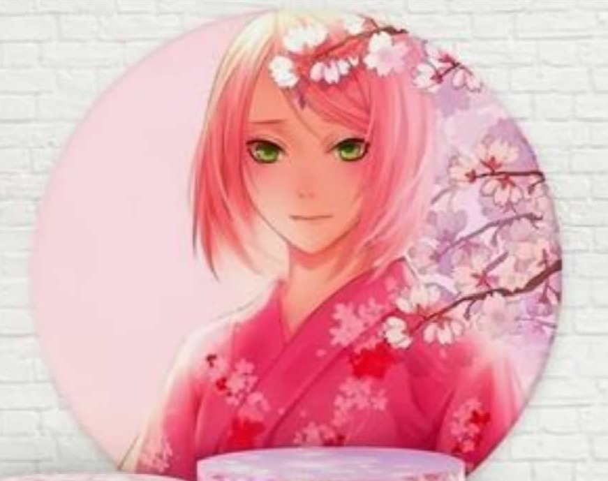 Naruto Sakura - Fabricando Festa Por RFProvençais