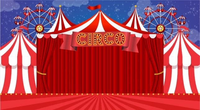 Circo Menino 5M Arquibancada - Fabricando Festa Por RFProvençais