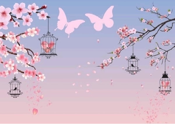 Jardim Fundo Lilás 3Mx3M - Fabricando Festa Por RFProvençais