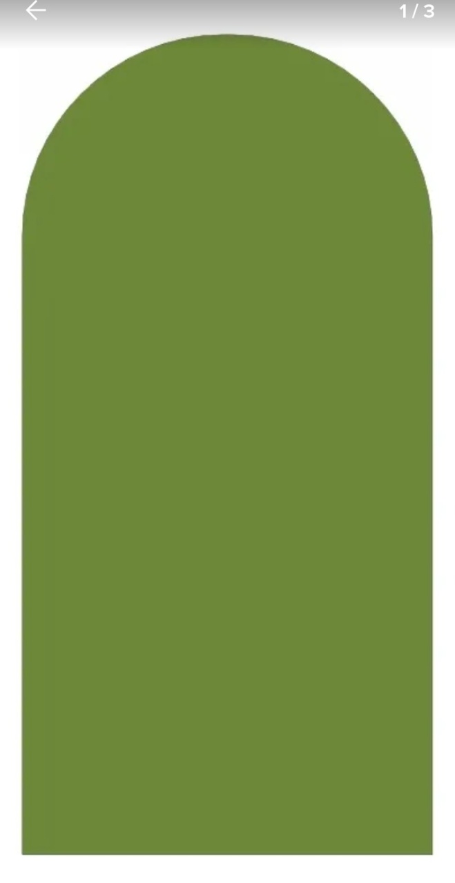Painel Romano Verde Oliva Estrutura Com Capa - Fabricando Festa Por RFProvençais