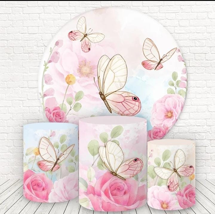 Painel Borboletas Kit - Fabricando Festa Por RFProvençais