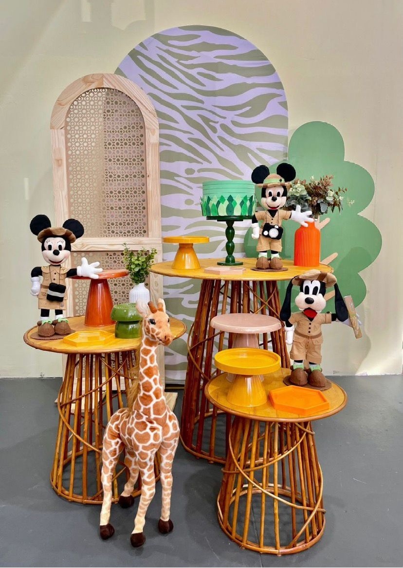 Kit  Pegue E Monte - Mickey Safari - Premium  - ARCO FEST - PEGUE E MONTE & DECORAÇÕES