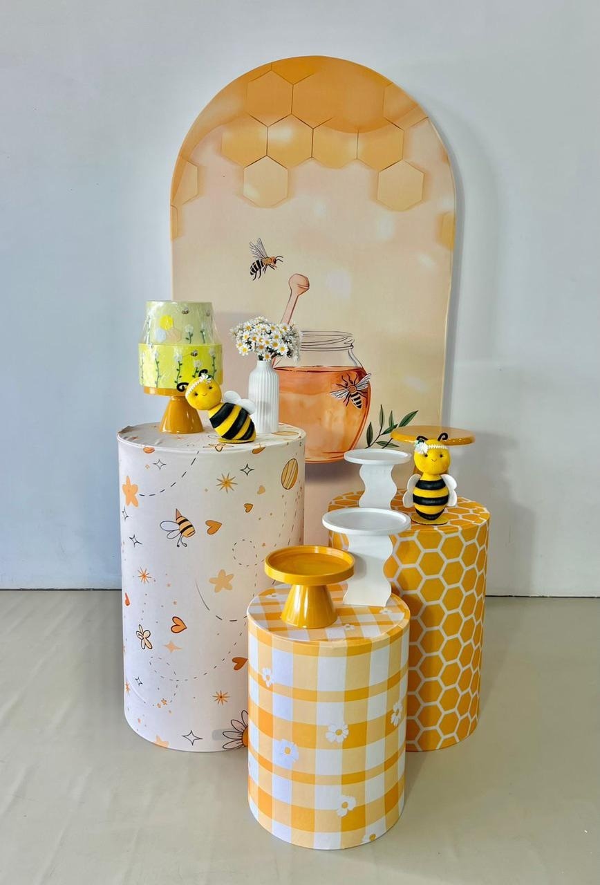 Kit Pegue E Monte - Abelinha - Linha Alegra  - ARCO FEST - PEGUE E MONTE & DECORAÇÕES