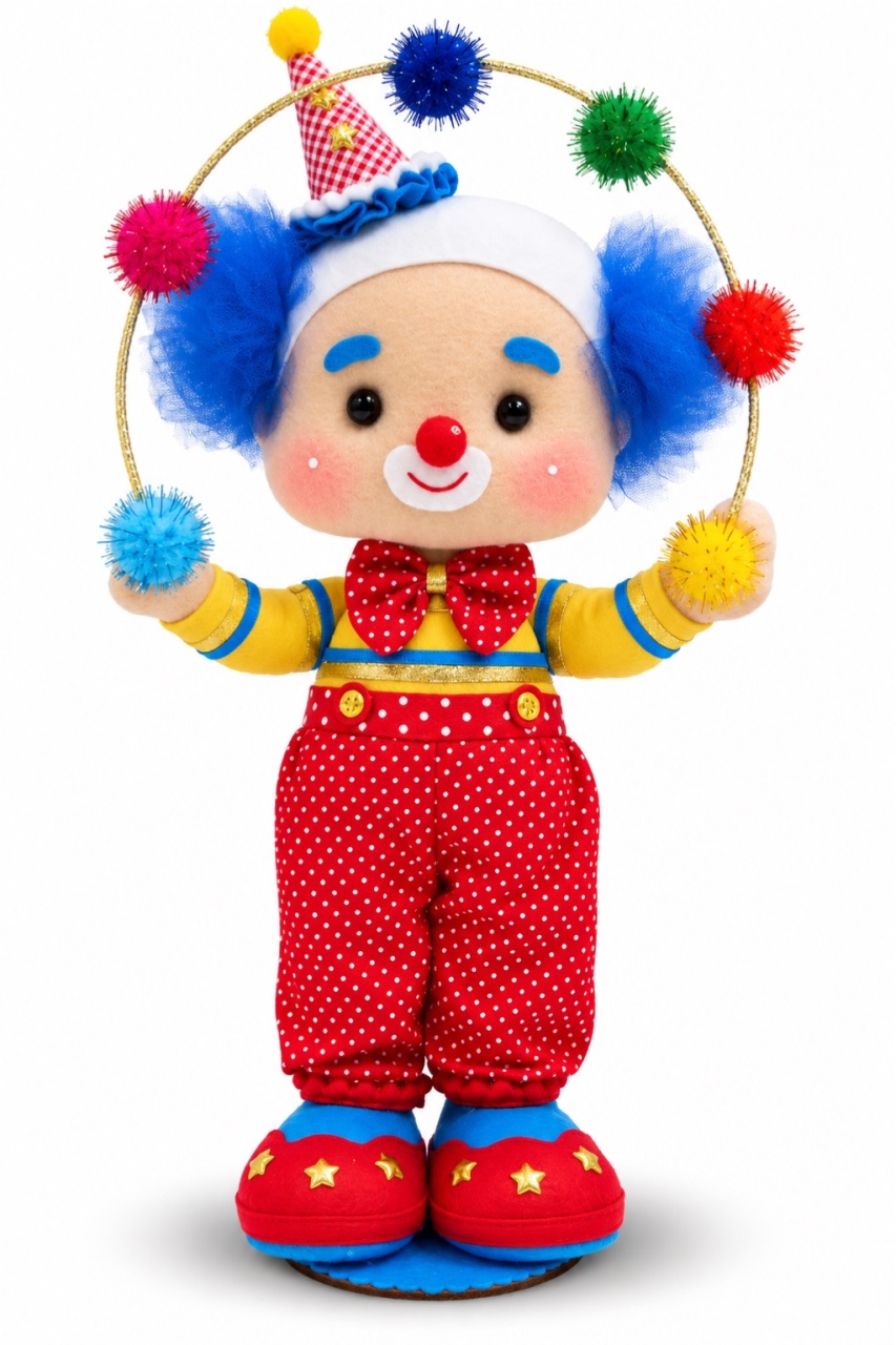 Feltro Decorativo - Palhacinho (Circo) - ARCO FEST - PEGUE E MONTE & DECORAÇÕES