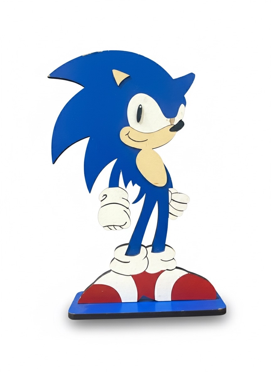 Display - Sonic (Sonic) - ARCO FEST - PEGUE E MONTE & DECORAÇÕES