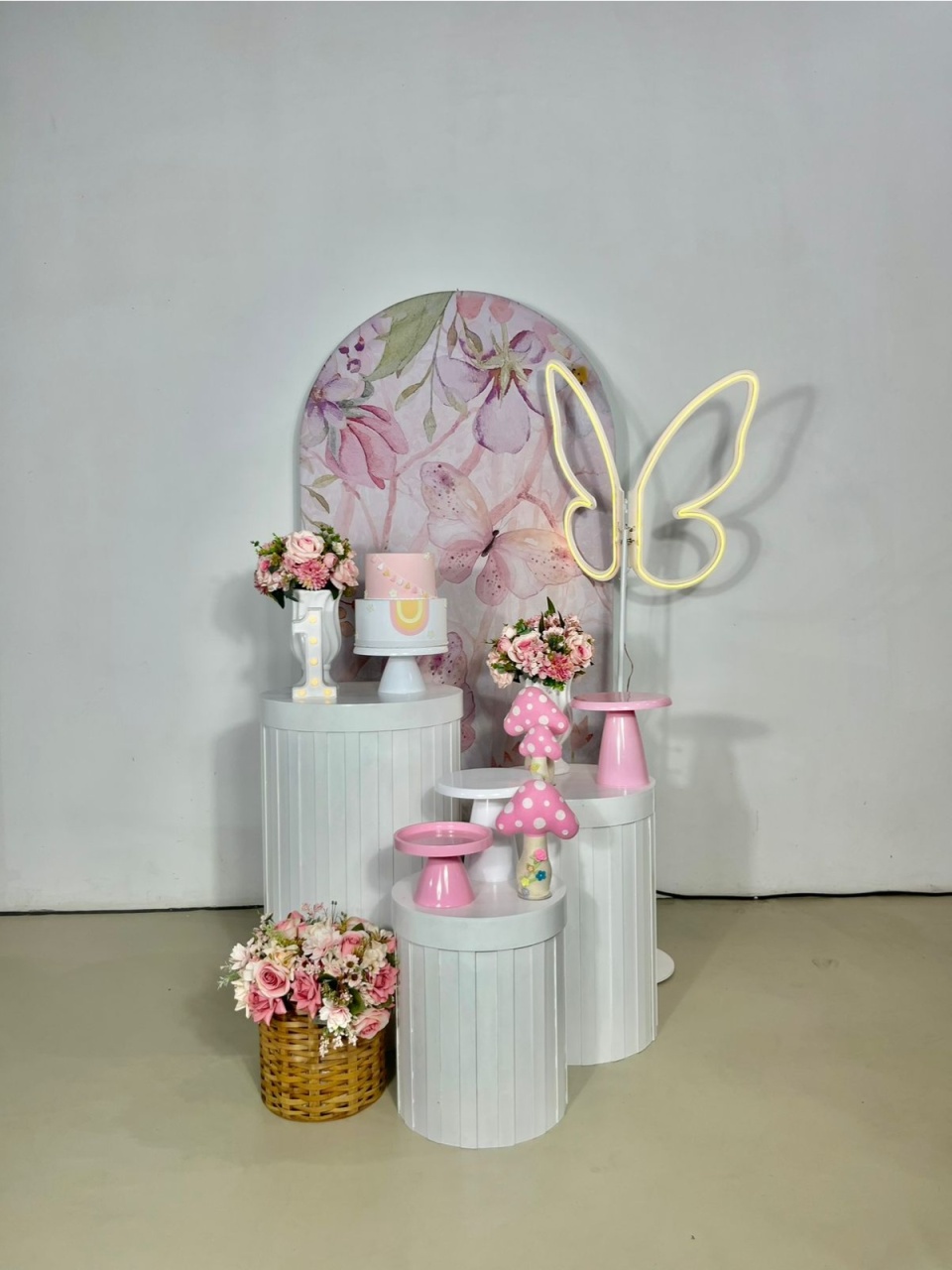 Kit Pegue E Monte - Jardim/Borboleta - Linha Brilha - ARCO FEST - PEGUE E MONTE & DECORAÇÕES