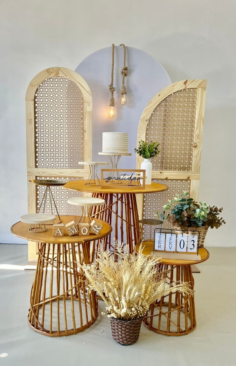Kit Pegue E Monte Premium -  Rustico E Branco - ARCO FEST - PEGUE E MONTE & DECORAÇÕES