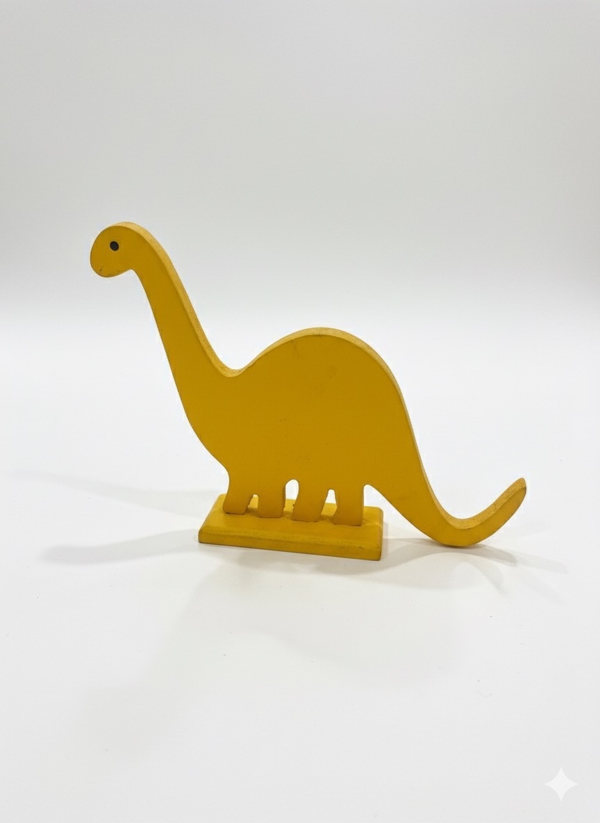 Display - Dinossauro Amarelo (Baby Dino)  - ARCO FEST - PEGUE E MONTE & DECORAÇÕES