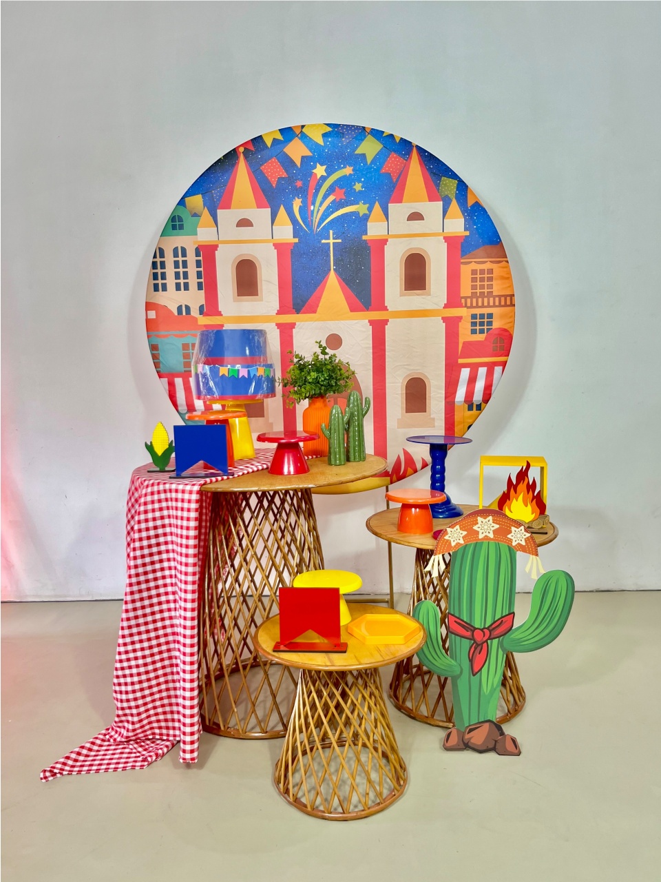 Kit Pegue E Monte - Arraiá Modelo 17 - Linha Junina - ARCO FEST - PEGUE E MONTE & DECORAÇÕES