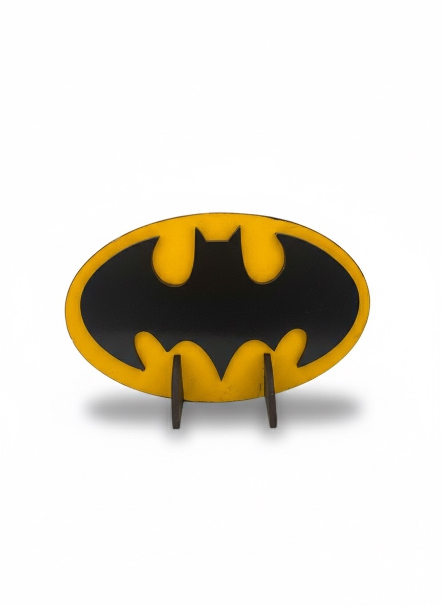 Placa Decorativa Logo Batman - ARCO FEST - PEGUE E MONTE & DECORAÇÕES