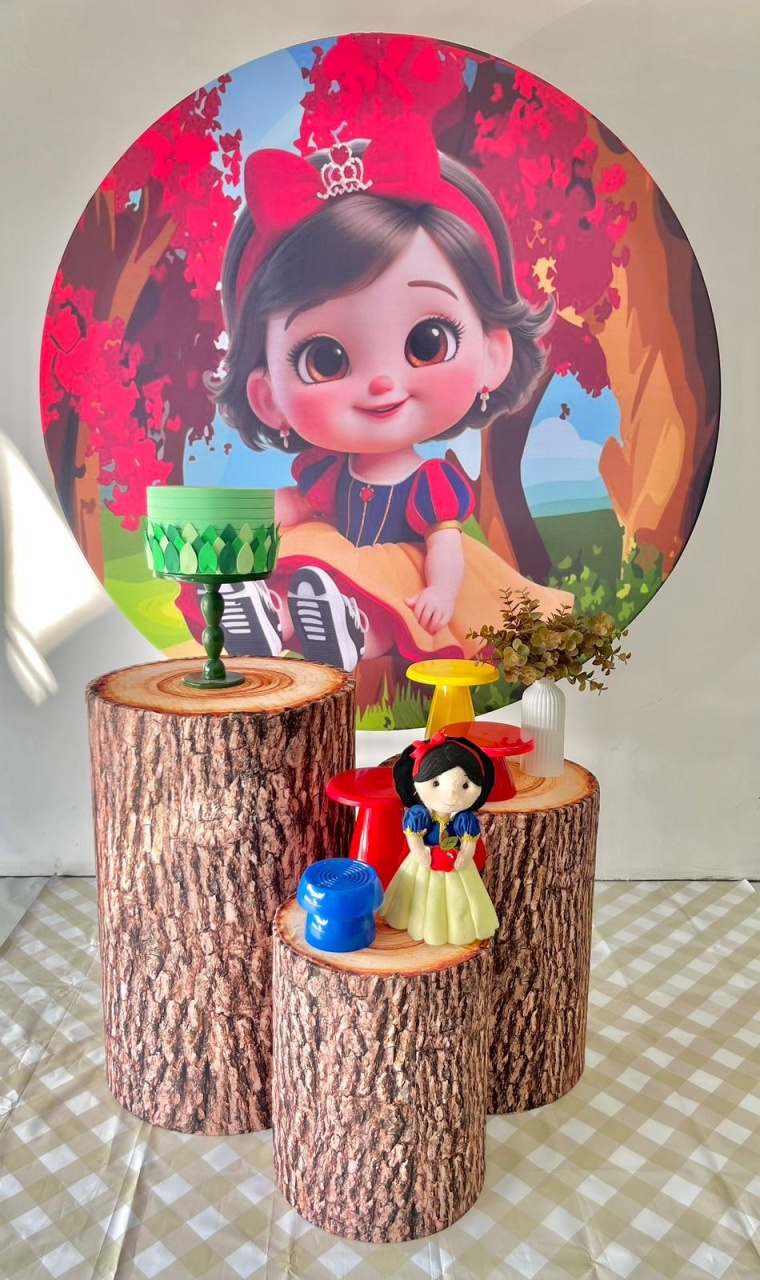 Kit Pegue E Monte - Branca de Neve - Linha Alegra - ARCO FEST - PEGUE E MONTE & DECORAÇÕES