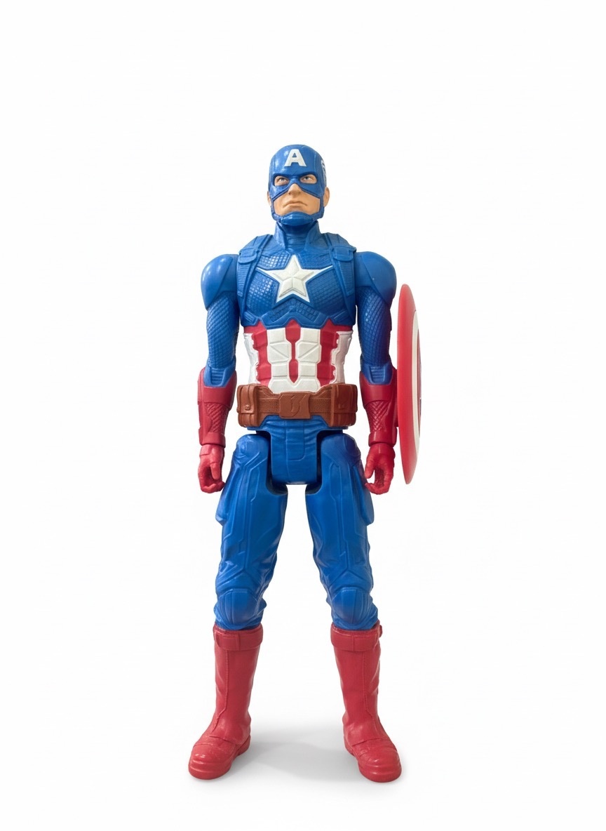 Boneco Capitão America - Pequeno (M2) - ARCO FEST - PEGUE E MONTE & DECORAÇÕES