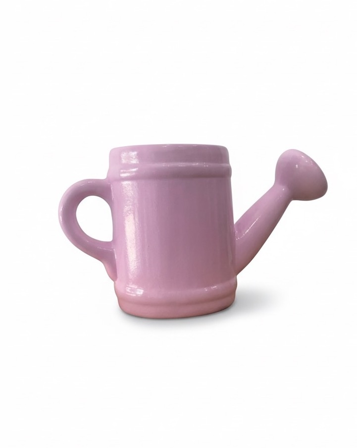 Regador Em Cerâmica Para Flor - Rosa Bb - ARCO FEST - PEGUE E MONTE & DECORAÇÕES