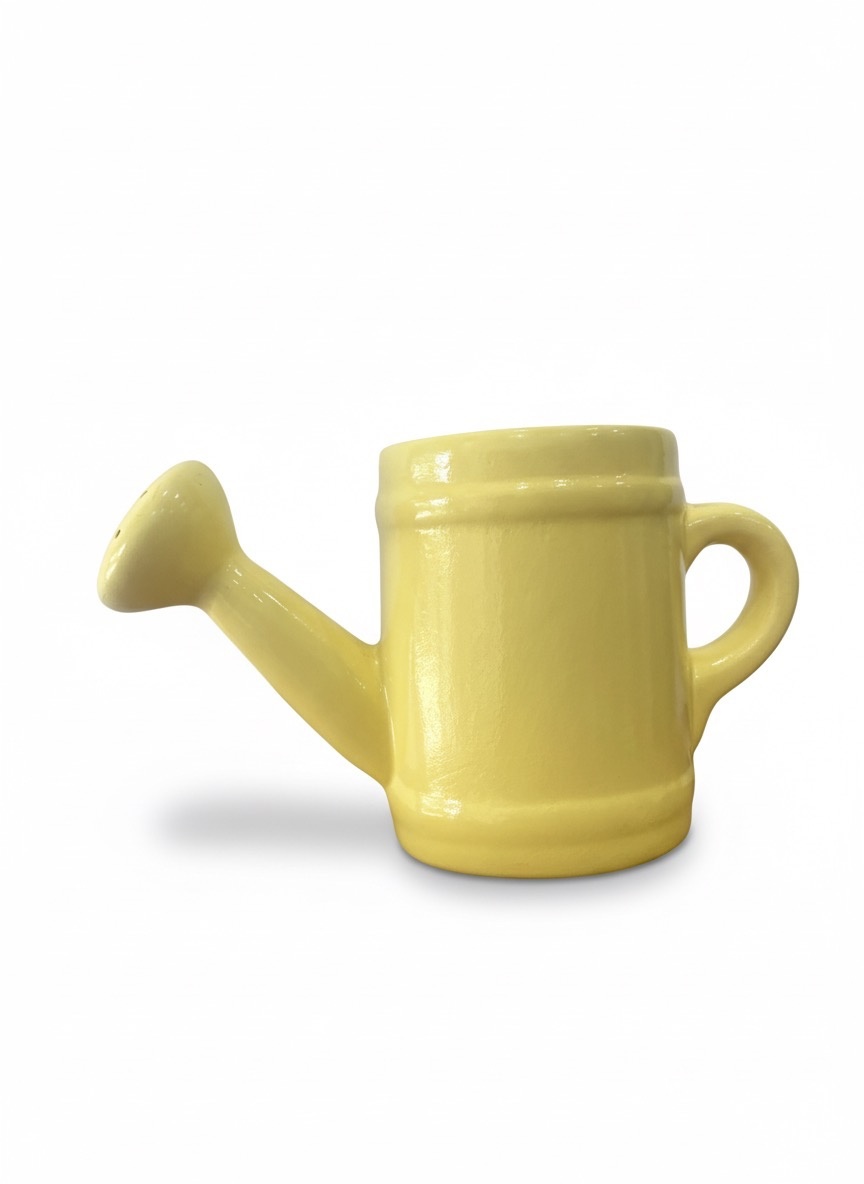 Regador Em Cerâmica Para Flor - Amarelo Candy - ARCO FEST - PEGUE E MONTE & DECORAÇÕES