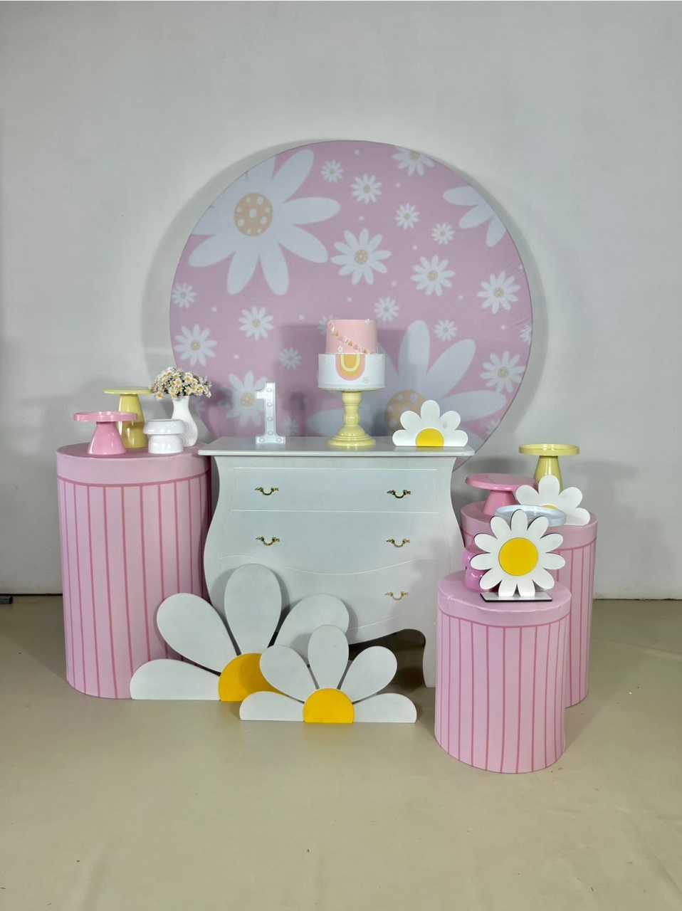 Kit Pegue E Monte - Margaridas - Linha Encanta - ARCO FEST - PEGUE E MONTE & DECORAÇÕES
