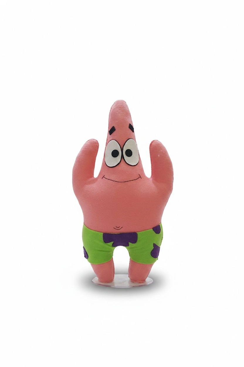  Feltro - Patrick (Bob Esponja)   - ARCO FEST - PEGUE E MONTE & DECORAÇÕES