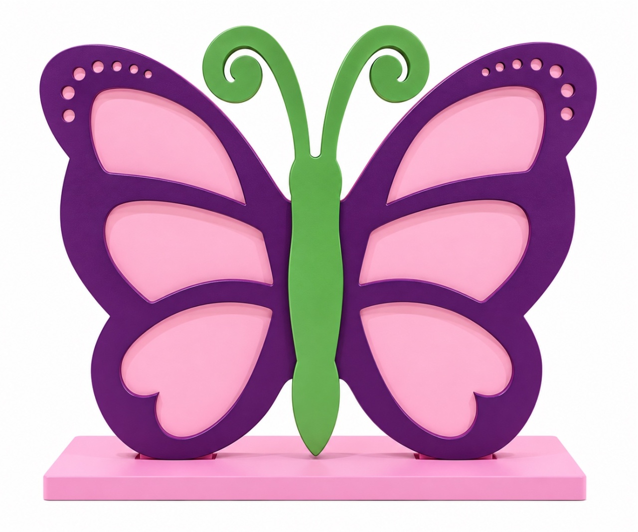Display Decorativo - Borboleta Roxa E Rosa - ARCO FEST - PEGUE E MONTE & DECORAÇÕES