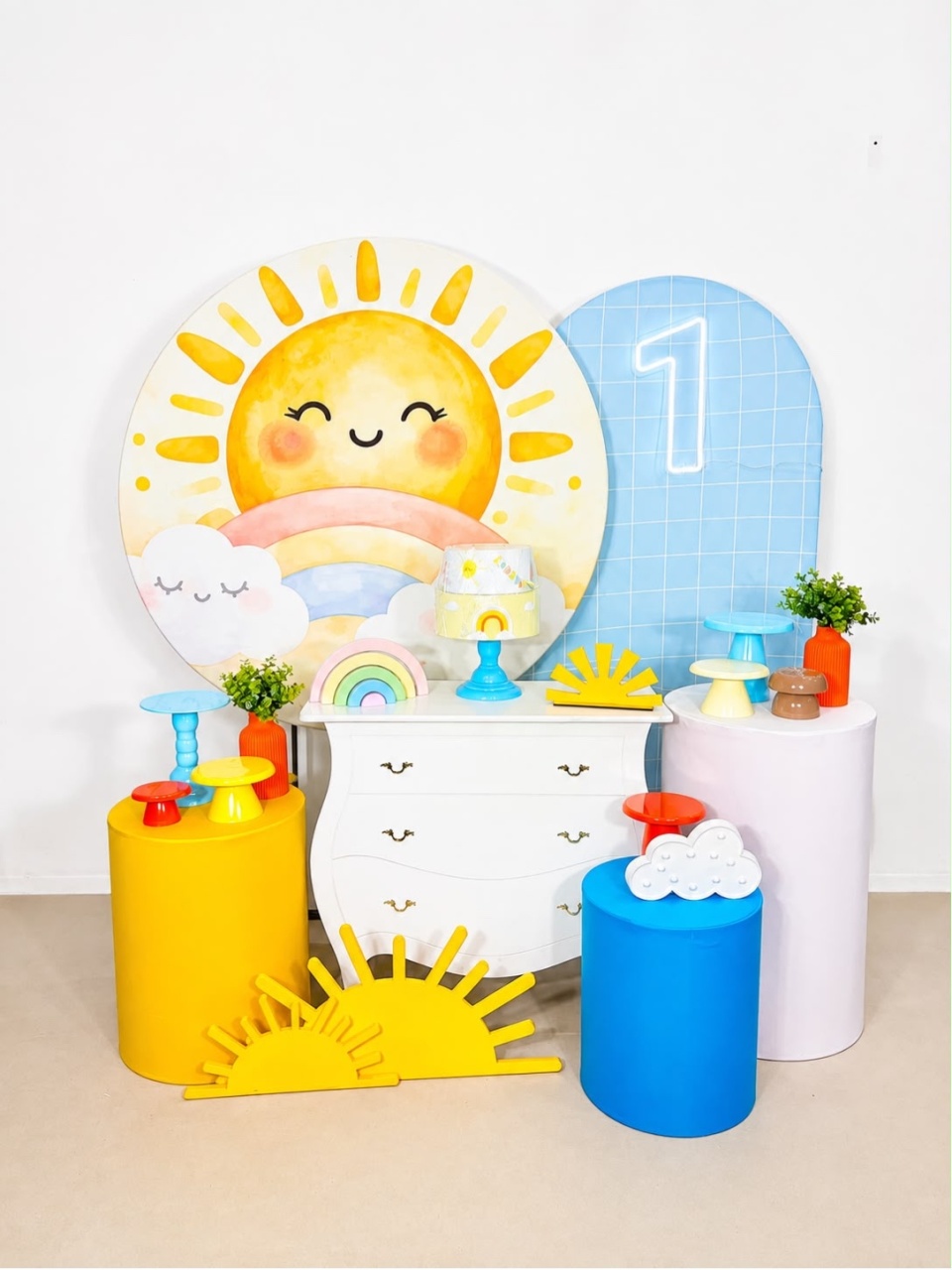 Kit Pegue E Monte - Volta Ao Sol Mod1 - Linha Brilha - ARCO FEST - PEGUE E MONTE & DECORAÇÕES