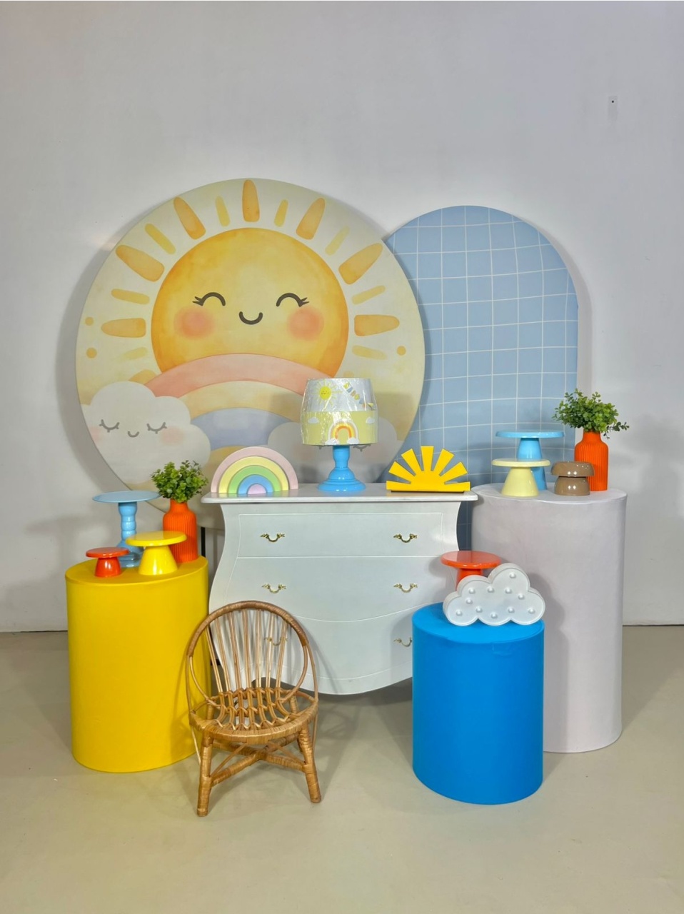 Kit Pegue E Monte - Volta Ao Sol - Linha Brilha - ARCO FEST - PEGUE E MONTE & DECORAÇÕES