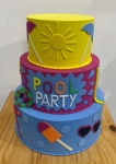 Bolo Fake - Pool Paty - 3 Andares - imagem 2