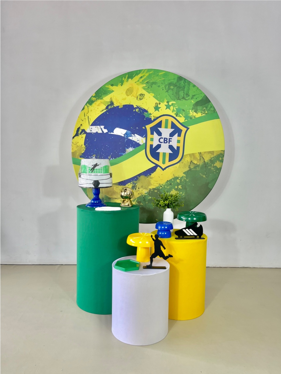 Kit Pegue E Monte - Copa Do Brasil Mod1 - ARCO FEST - PEGUE E MONTE & DECORAÇÕES