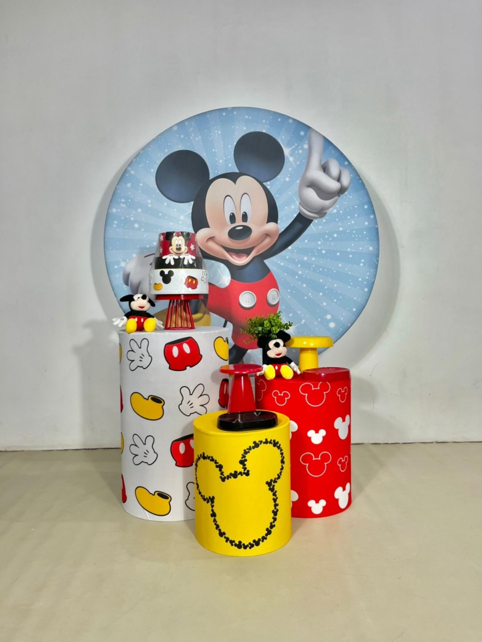Kit Pegue E Monte - Mickey Azul - Linha Alegra - ARCO FEST - PEGUE E MONTE & DECORAÇÕES