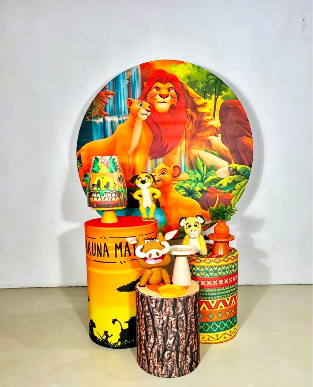 Kit Pegue E Monte - Rei Leão - Linha Alegra - ARCO FEST - PEGUE E MONTE & DECORAÇÕES