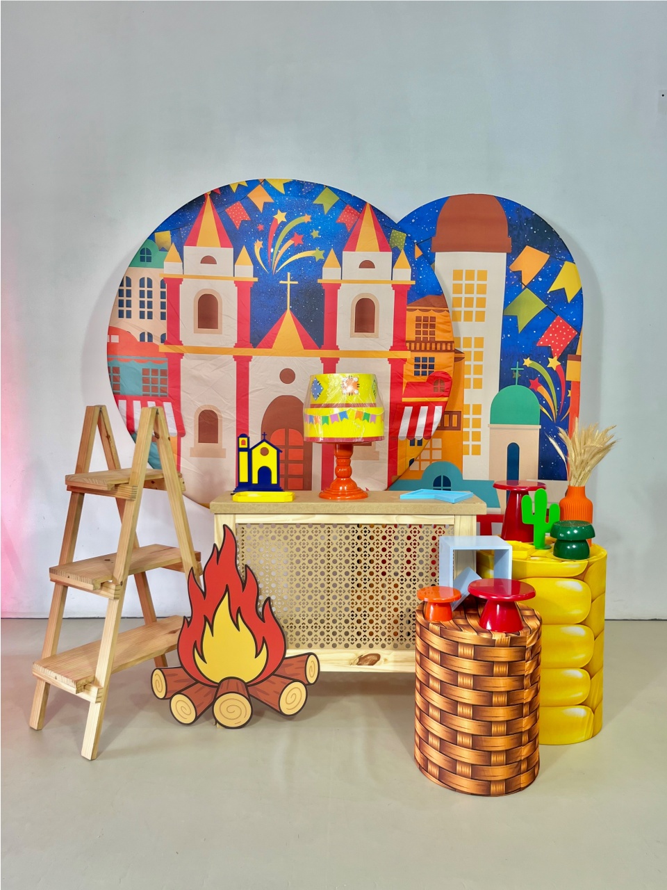 Kit Pegue E Monte - Arraiá Modelo 8 - Linha Junina - ARCO FEST - PEGUE E MONTE & DECORAÇÕES