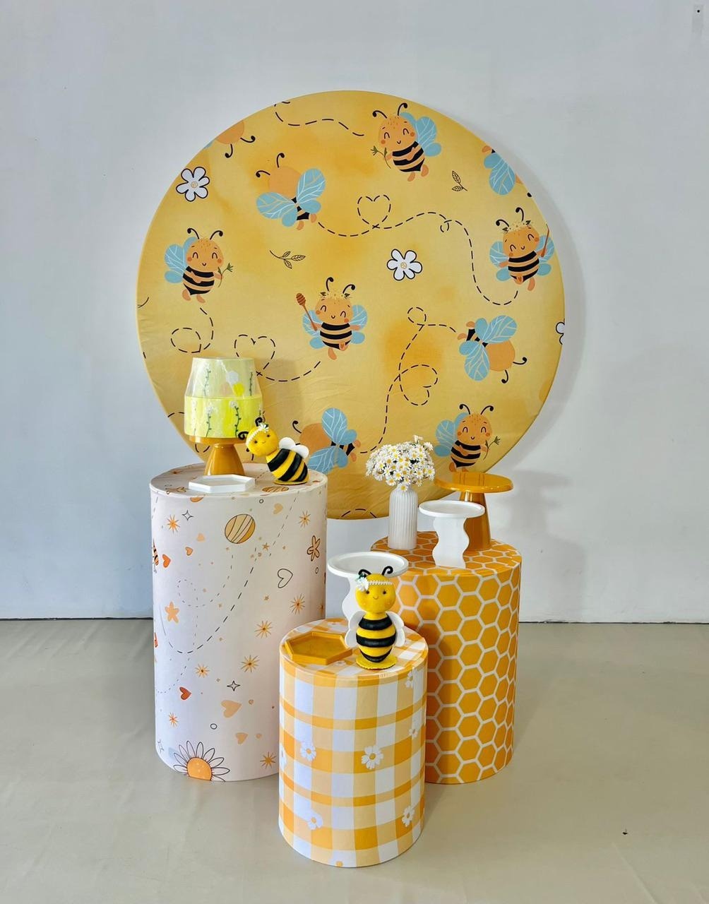 Kit Pegue E Monte - Abelinha - Linha Alegra - ARCO FEST - PEGUE E MONTE & DECORAÇÕES